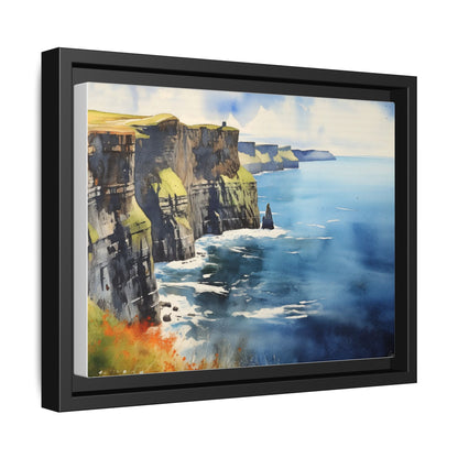 Cliffs of Moher Midday Sun - Beautiful Coastal Landscape Canvas Print