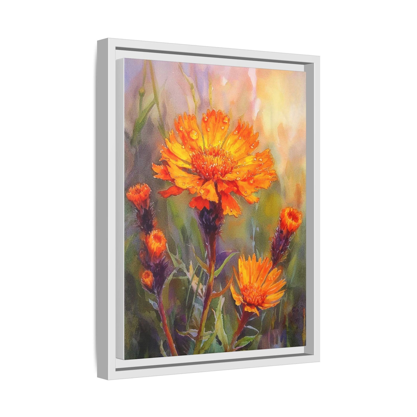 Orange Hawkbit Flower