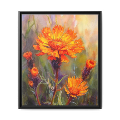 Orange Hawkbit Flower