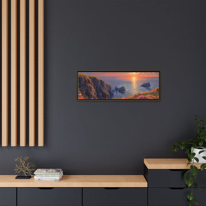 End of The Day wall art featuring a serene sunset landscape, printed on high-quality canvas to bring peaceful beauty and warmth to your home décor.