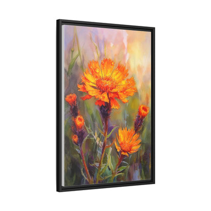 Orange Hawkbit Flower