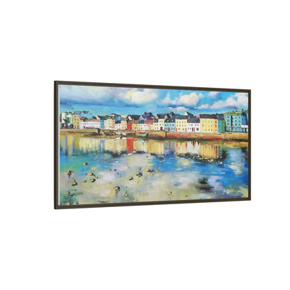 Galway Reflections wall art featuring serene Irish landscapes and water reflections, framed in premium quality wood.