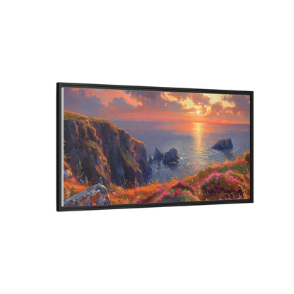 End of The Day wall art featuring a serene sunset landscape, printed on high-quality canvas to bring peaceful beauty and warmth to your home décor.