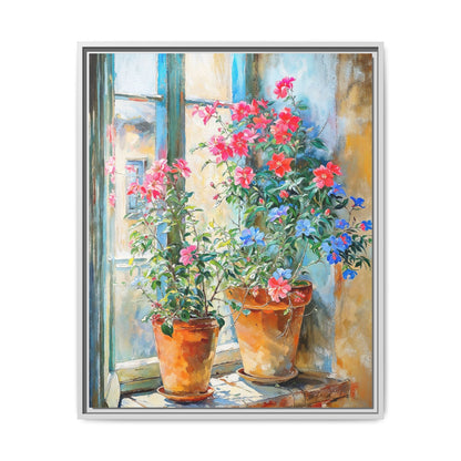 Summer Pots Wall Art - Vibrant Floral Pots for Fresh Home Décor