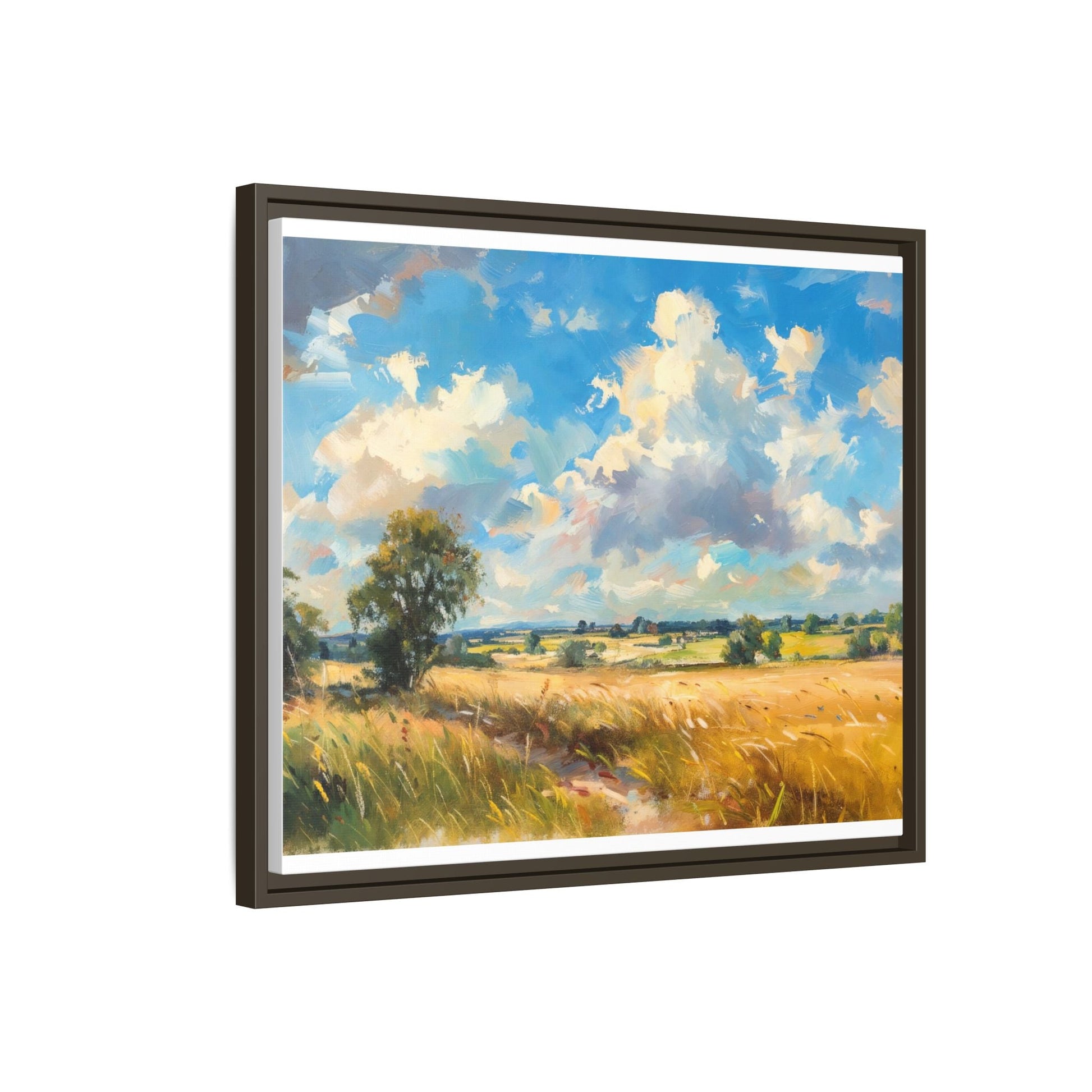 Summer Fields County Mayo Wall Art - Vibrant Irish Landscape Canvas Print