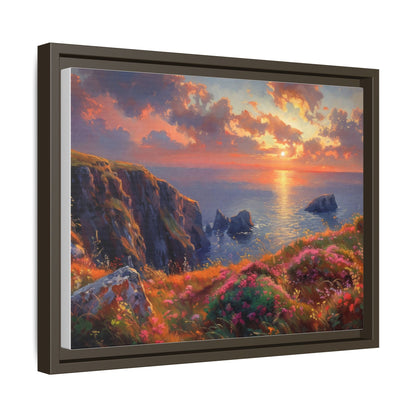 End of The Day wall art featuring a serene sunset landscape, printed on high-quality canvas to bring peaceful beauty and warmth to your home décor.