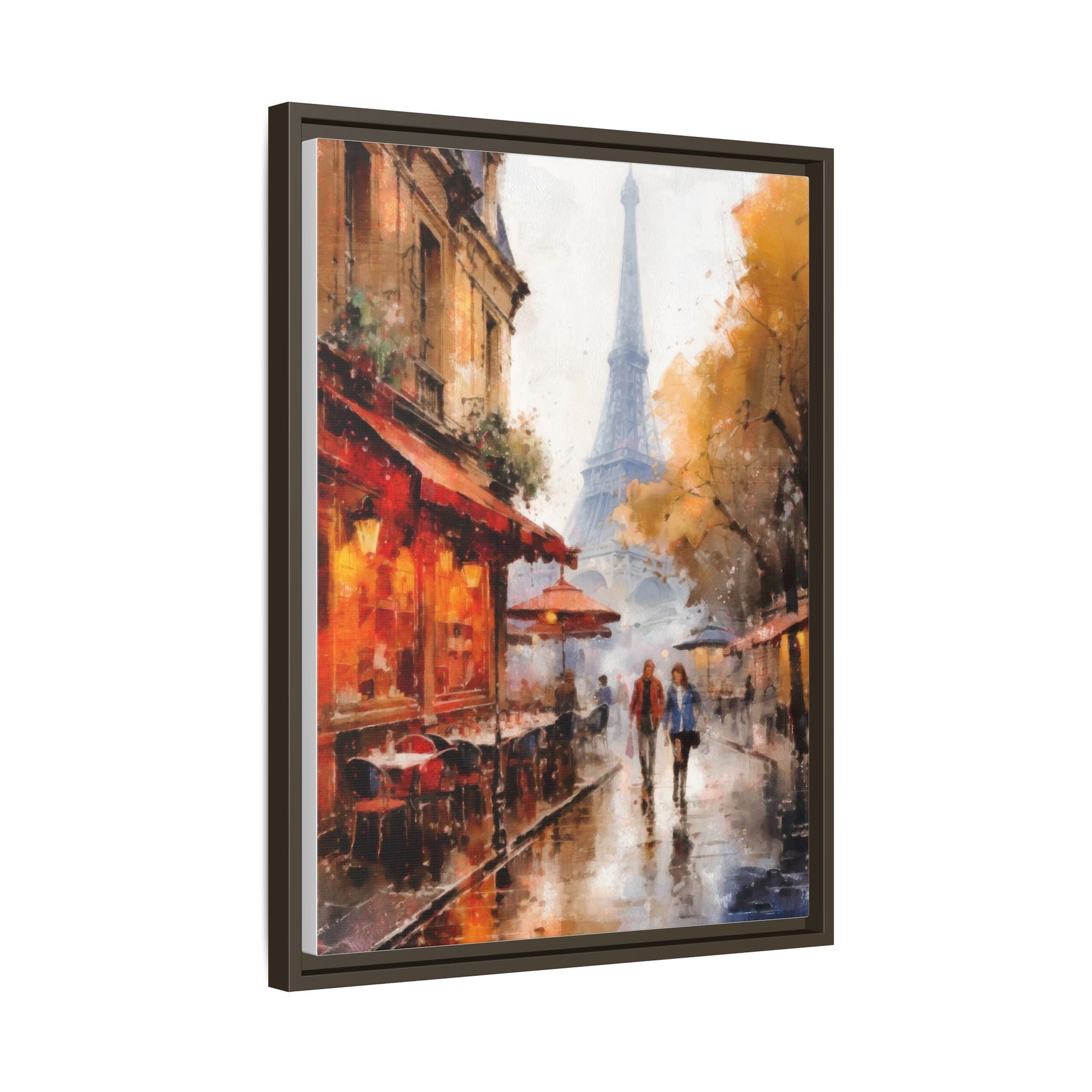 Eiffel Tower wall art featuring the iconic Paris landmark, printed on high-quality canvas to bring timeless beauty and elegance to your home décor.