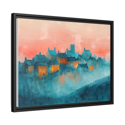 A Castle Town - Beautiful Landscape Canvas Print for Home Décor