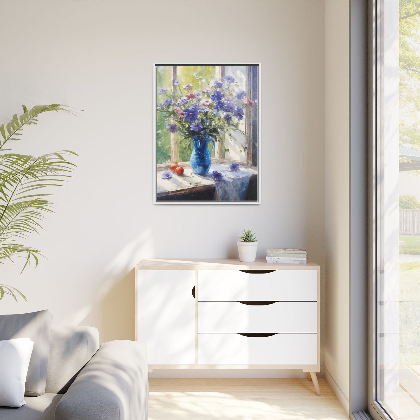 Cornflowers in a Vase