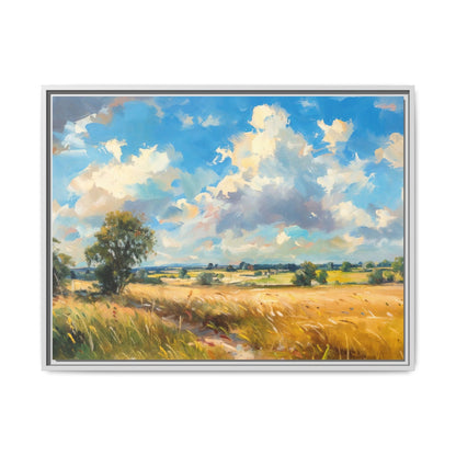 Summer Fields County Mayo Wall Art - Vibrant Irish Landscape Canvas Print