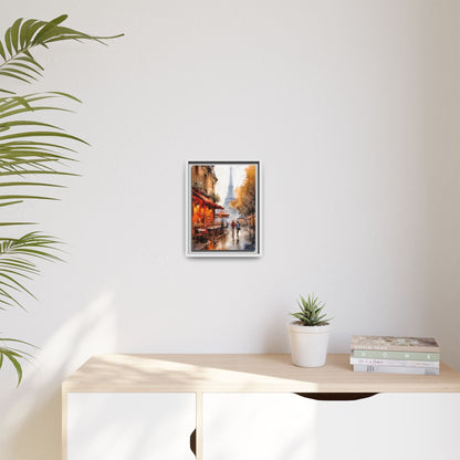 Eiffel Tower wall art featuring the iconic Paris landmark, printed on high-quality canvas to bring timeless beauty and elegance to your home décor.