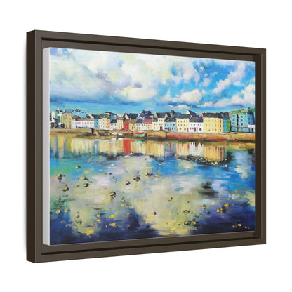 Galway Reflections wall art featuring serene Irish landscapes and water reflections, framed in premium quality wood.