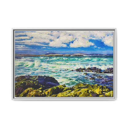 Ballyglass Lighthouse Erris wall art featuring the stunning coastal lighthouse, framed in premium materials for a perfect addition to any living space.