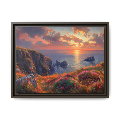 End of The Day wall art featuring a serene sunset landscape, printed on high-quality canvas to bring peaceful beauty and warmth to your home décor.