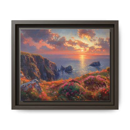 End of The Day wall art featuring a serene sunset landscape, printed on high-quality canvas to bring peaceful beauty and warmth to your home décor.