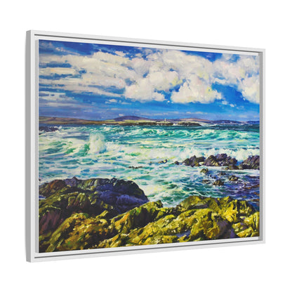 Ballyglass Lighthouse Erris wall art featuring the stunning coastal lighthouse, framed in premium materials for a perfect addition to any living space.