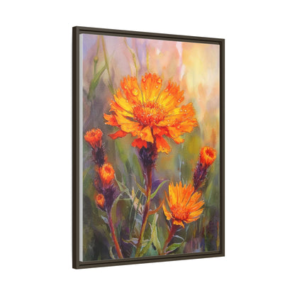 Orange Hawkbit Flower