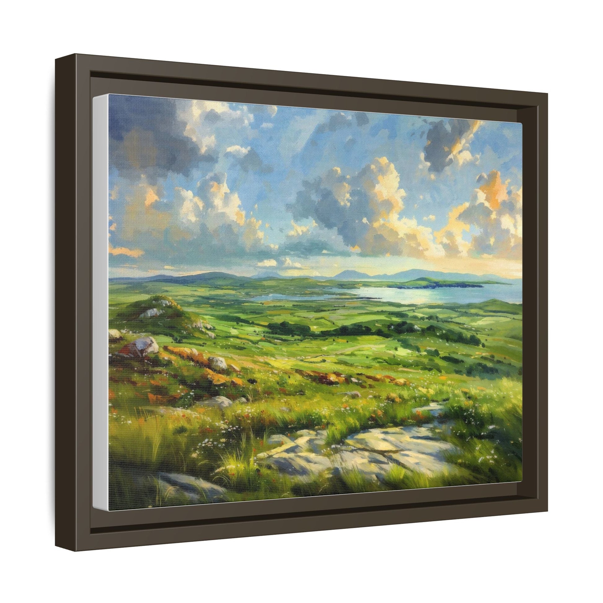 Wild Atlantic Summer Vista Wall Art - Breathtaking Coastal Landscape for Home Décor