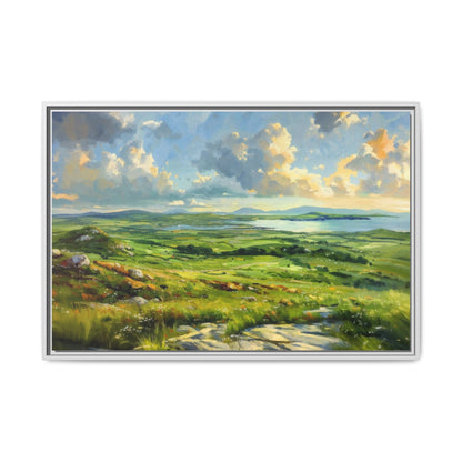 Wild Atlantic Summer Vista Wall Art - Breathtaking Coastal Landscape for Home Décor