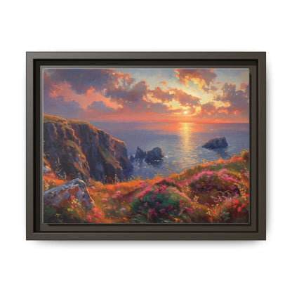 End of The Day wall art featuring a serene sunset landscape, printed on high-quality canvas to bring peaceful beauty and warmth to your home décor.