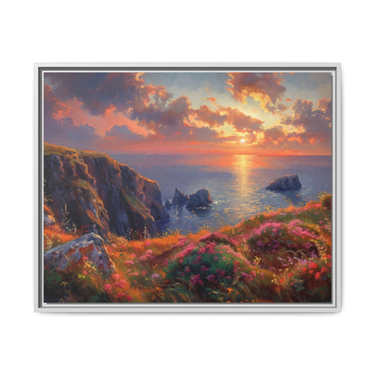 End of The Day wall art featuring a serene sunset landscape, printed on high-quality canvas to bring peaceful beauty and warmth to your home décor.