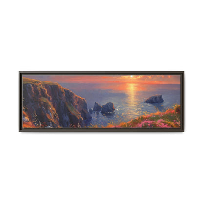 End of The Day wall art featuring a serene sunset landscape, printed on high-quality canvas to bring peaceful beauty and warmth to your home décor.