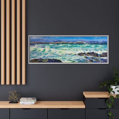 Ballyglass Lighthouse Erris wall art featuring the stunning coastal lighthouse, framed in premium materials for a perfect addition to any living space.