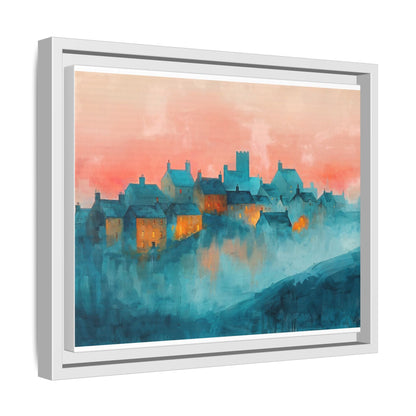 A Castle Town - Beautiful Landscape Canvas Print for Home Décor