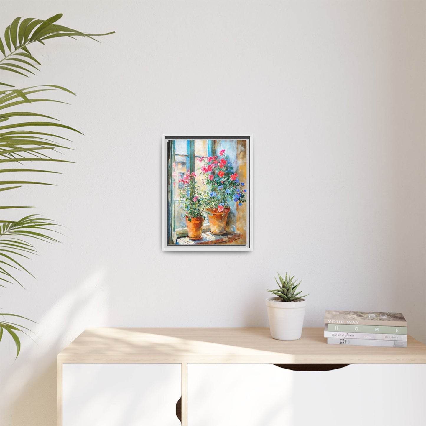 Summer Pots Wall Art - Vibrant Floral Pots for Fresh Home Décor