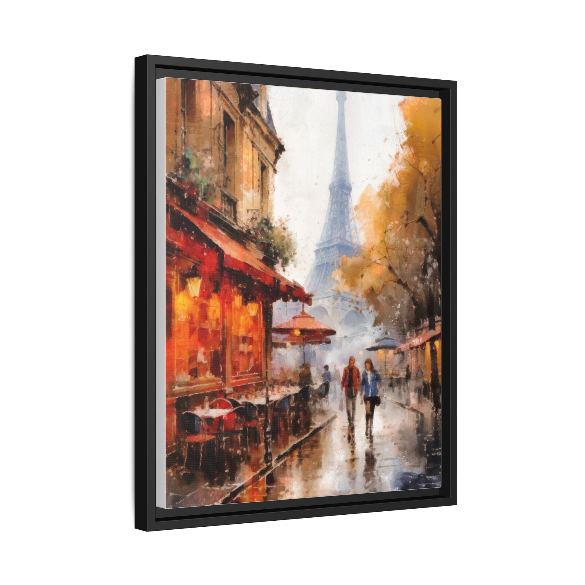 Eiffel Tower wall art featuring the iconic Paris landmark, printed on high-quality canvas to bring timeless beauty and elegance to your home décor.