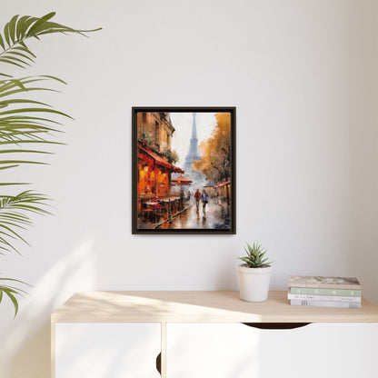 Eiffel Tower wall art featuring the iconic Paris landmark, printed on high-quality canvas to bring timeless beauty and elegance to your home décor.