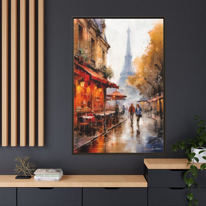 Eiffel Tower wall art featuring the iconic Paris landmark, printed on high-quality canvas to bring timeless beauty and elegance to your home décor.