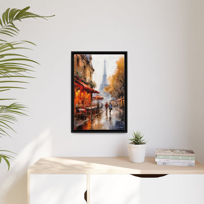 Eiffel Tower wall art featuring the iconic Paris landmark, printed on high-quality canvas to bring timeless beauty and elegance to your home décor.