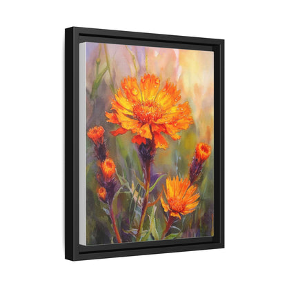 Orange Hawkbit Flower