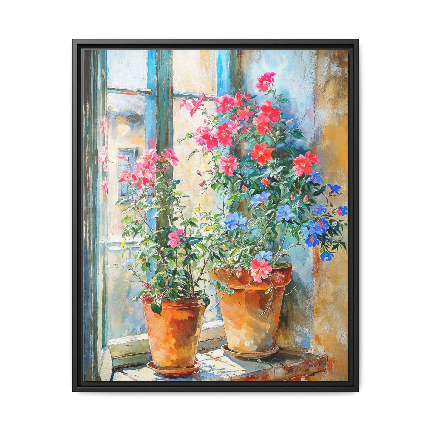 Summer Pots Wall Art - Vibrant Floral Pots for Fresh Home Décor