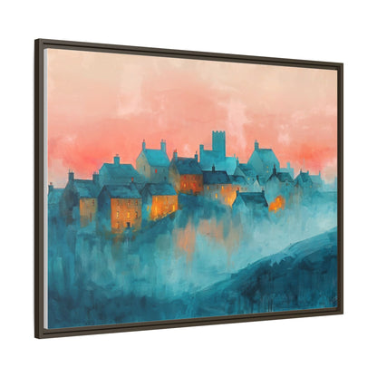 A Castle Town - Beautiful Landscape Canvas Print for all places Décor