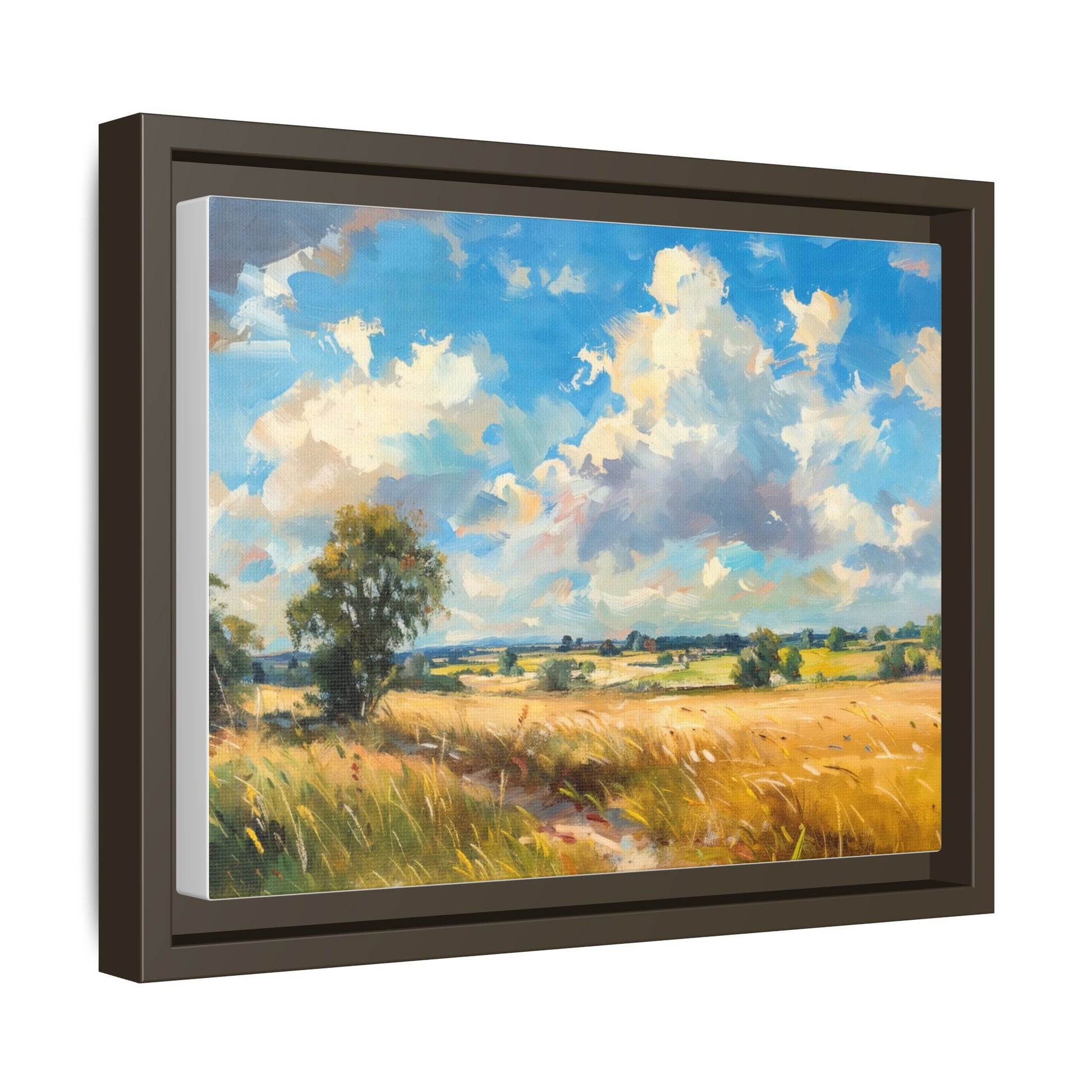 Summer Fields County Mayo Wall Art - Vibrant Irish Landscape Canvas Print