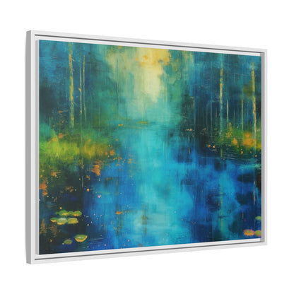 Symphony in Blue - Vibrant Abstract Canvas Print for Stylish Home Décor