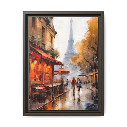 Eiffel Tower wall art featuring the iconic Paris landmark, printed on high-quality canvas to bring timeless beauty and elegance to your home décor.