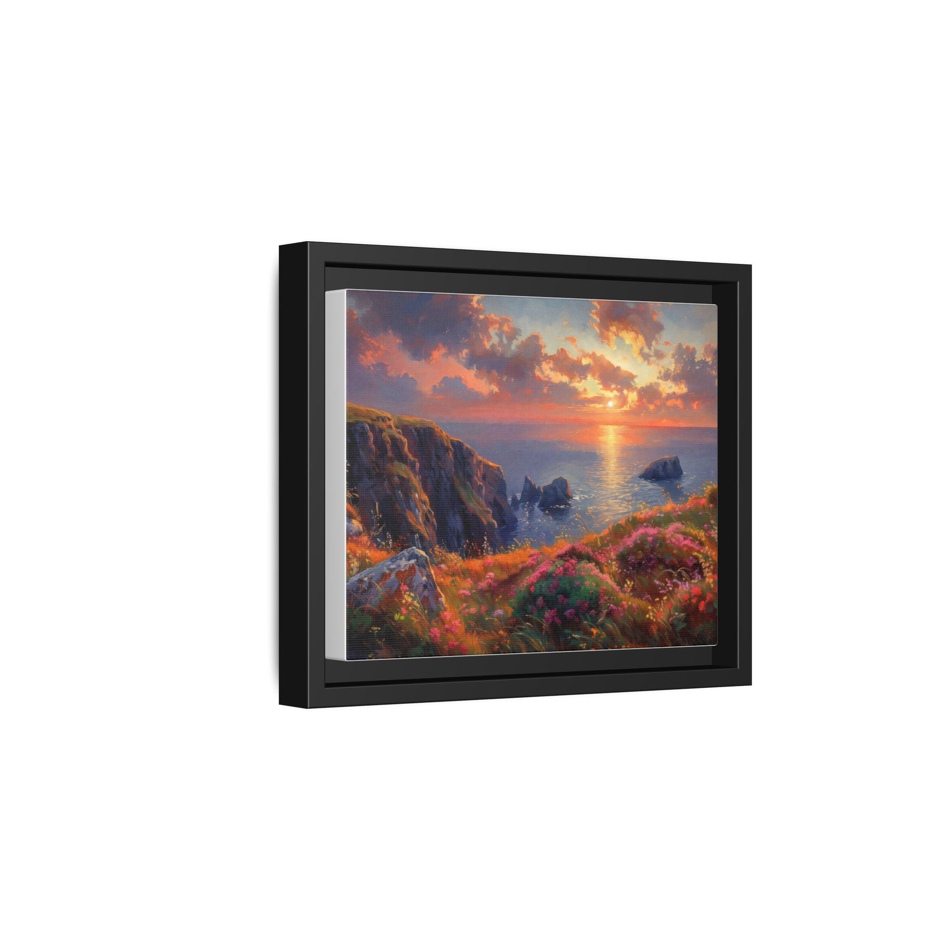 End of The Day wall art featuring a serene sunset landscape, printed on high-quality canvas to bring peaceful beauty and warmth to your home décor.