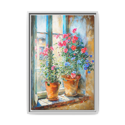 Summer Pots Wall Art - Vibrant Floral Pots for Fresh Home Décor