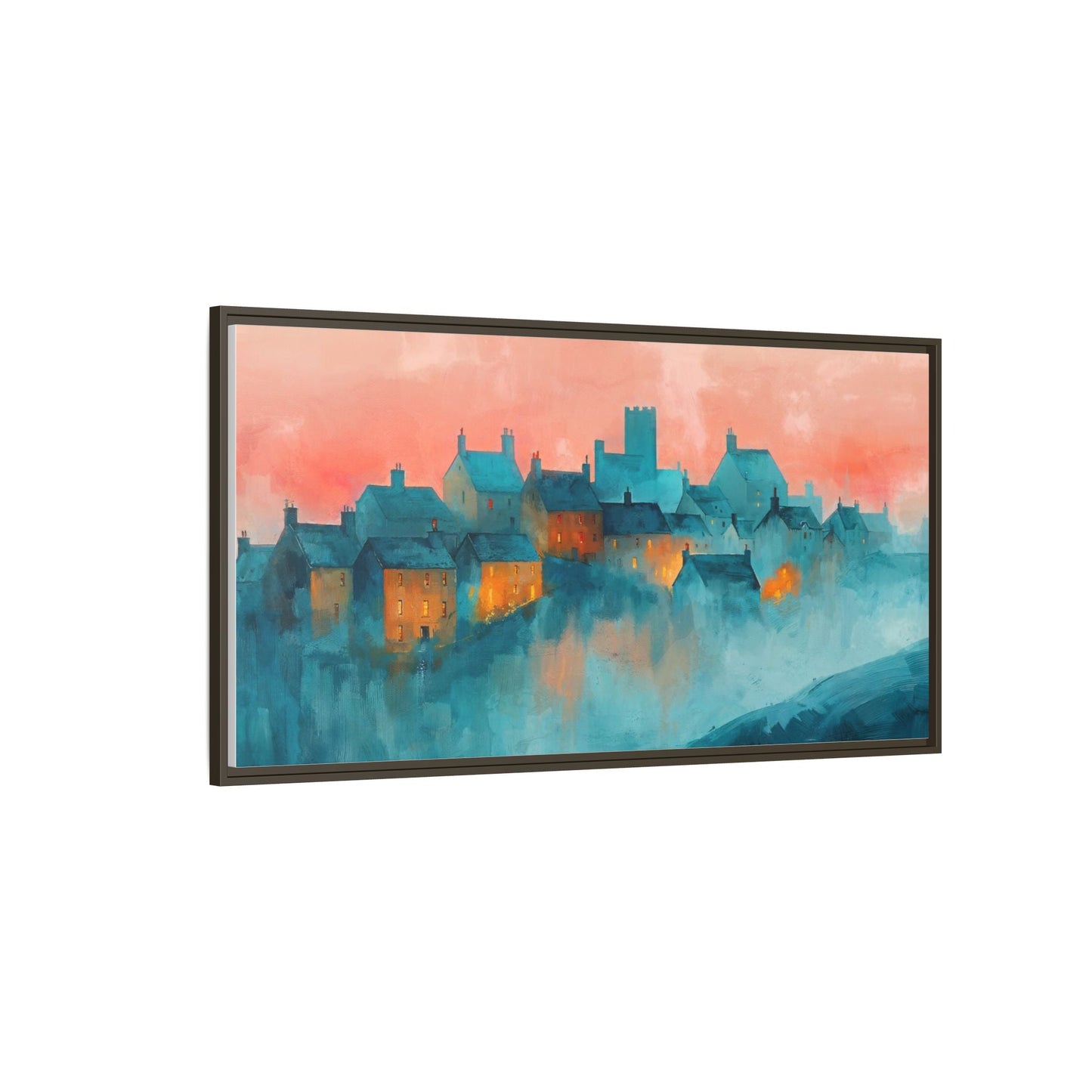 A Castle Town - Beautiful Landscape Canvas Print for all places Décor