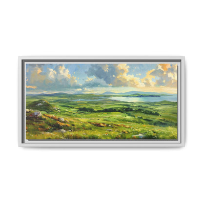 Wild Atlantic Summer Vista Wall Art - Breathtaking Coastal Landscape for Home Décor