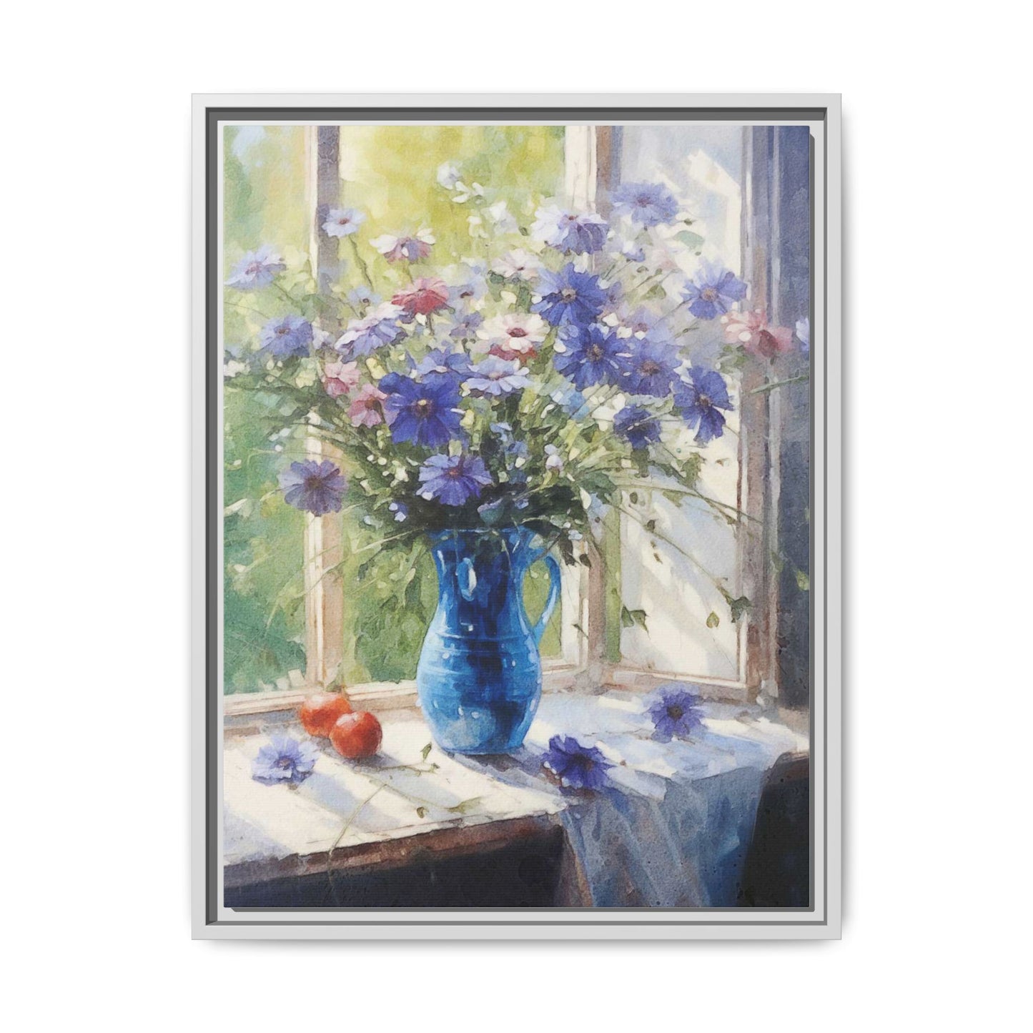 Cornflowers in a Vase