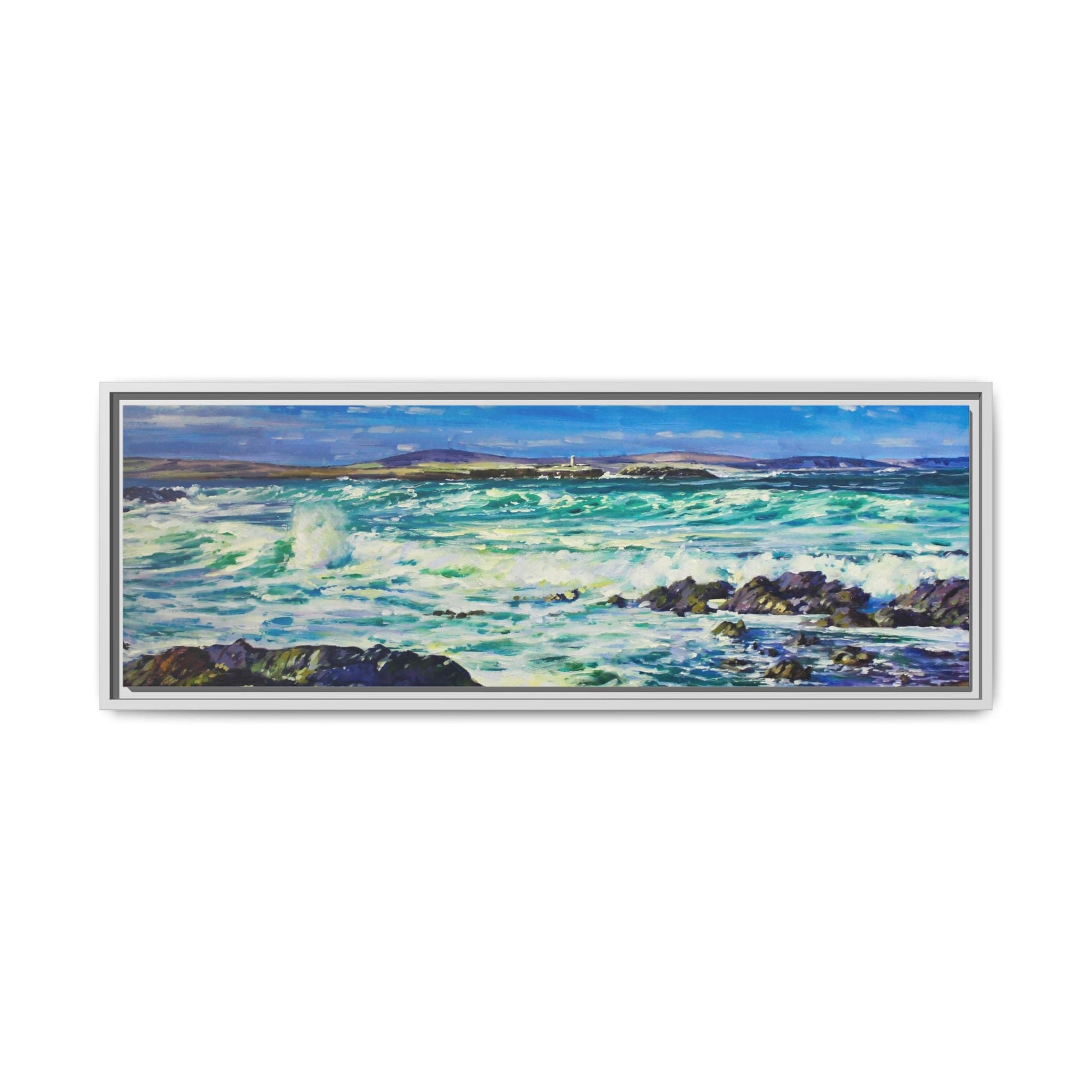 Ballyglass Lighthouse Erris wall art featuring the stunning coastal lighthouse, framed in premium materials for a perfect addition to any living space.