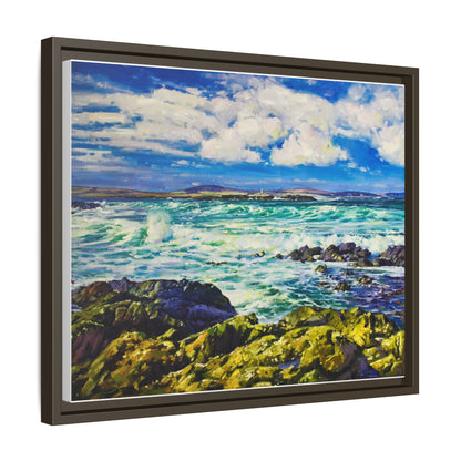 Ballyglass Lighthouse Erris wall art featuring the stunning coastal lighthouse, framed in premium materials for a perfect addition to any living space.