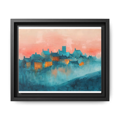 A Castle Town - Beautiful Landscape Canvas Print for Home Décor