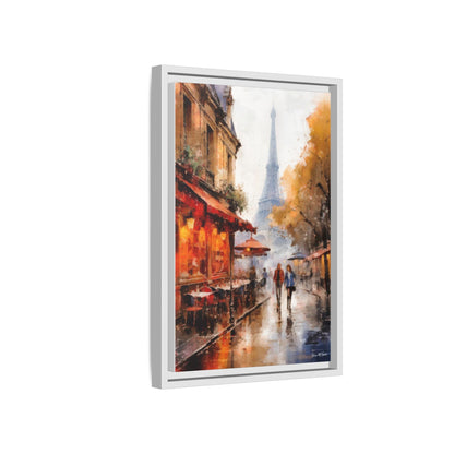 Eiffel Tower wall art featuring the iconic Paris landmark, printed on high-quality canvas to bring timeless beauty and elegance to your home décor.