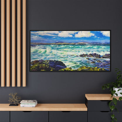 Ballyglass Lighthouse Erris wall art featuring the stunning coastal lighthouse, framed in premium materials for a perfect addition to any living space.