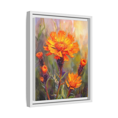 Orange Hawkbit Flower